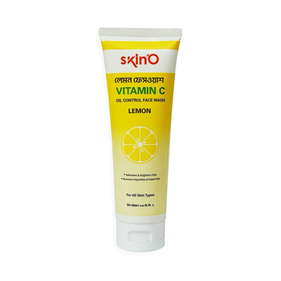 skinO Vitamin C Oil Control Facewash (Lemon) 110ml
