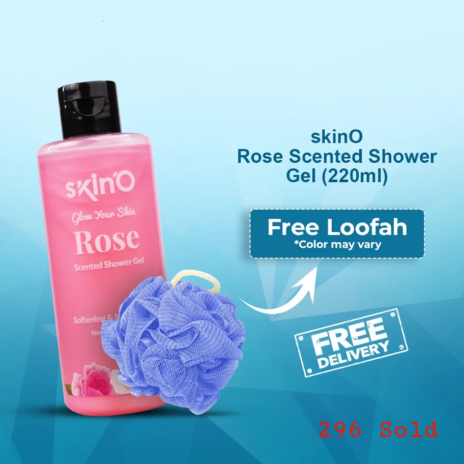 skinO Rose Scented Shower Gel 220ml