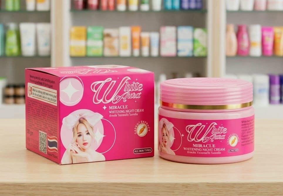 White Aura Miracle Whitening Night Cream